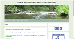 Desktop Screenshot of christinarivercleanup.org